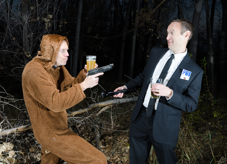 Layger Brewhaus Fest 9 X Files outtakes invite photos