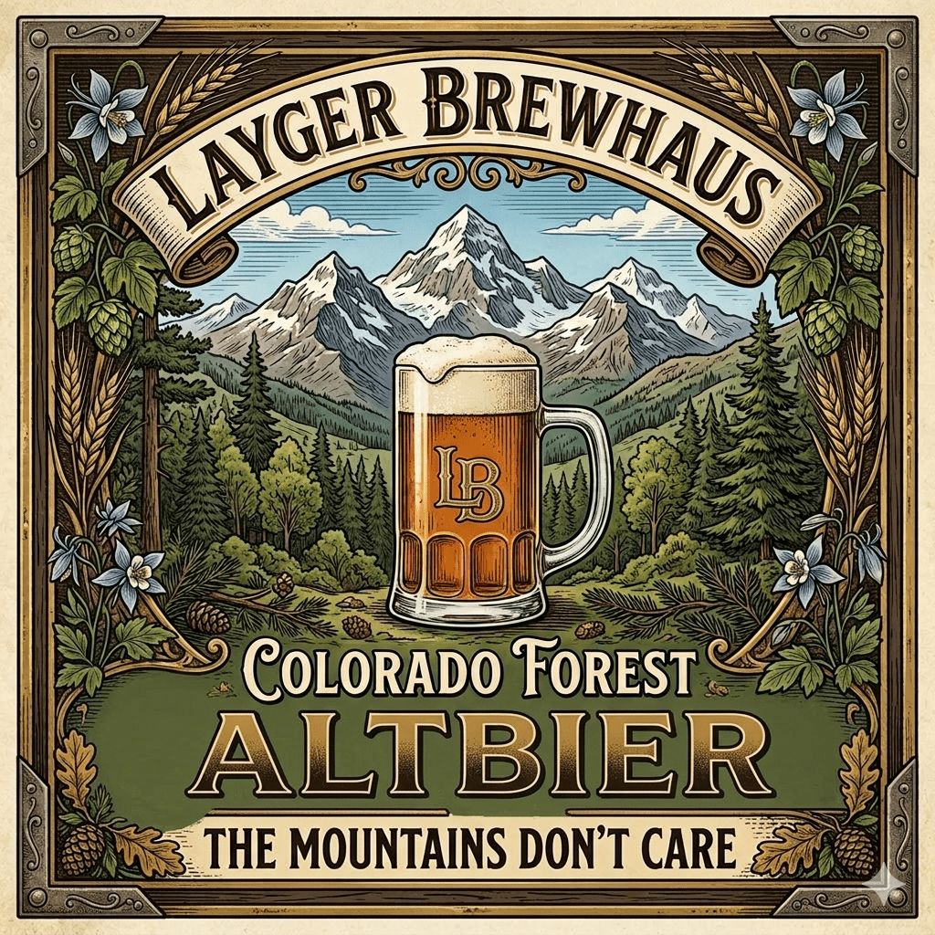 Layger Brewhaus Fest 12 beer label