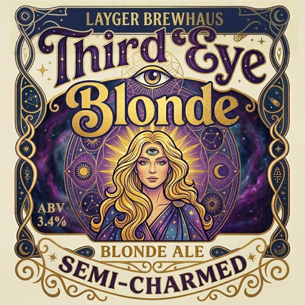 Layger Brewhaus Fest 12 beer label